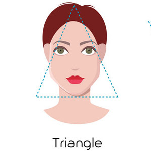 Women's Triangle Face Shape